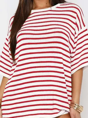 The Ultimatum Marry Or Move On S04 Hayley Dinae Striped Shirt