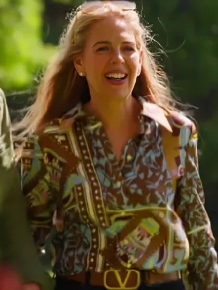 Farmer Wants a Wife AU S16 Geometric Printed Top