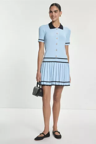 Lucina Dully Pleated Mini Dress