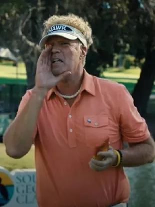 The Hawk 2026 Will Ferrell Orange Polo Shirt