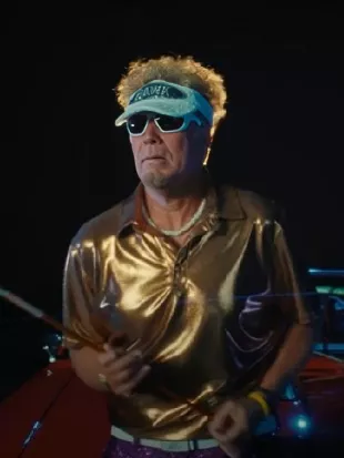 The Hawk 2026 Will Ferrell Golden Polo Shirt