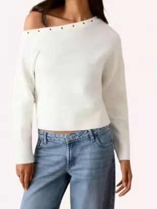 My Daughters Father 2026 Silvia Navarro Off Shoulder Sweater