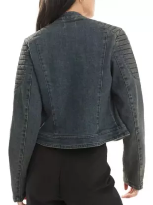 Ride or Die S01 Hannah Waddingham Blue Denim Jacket
