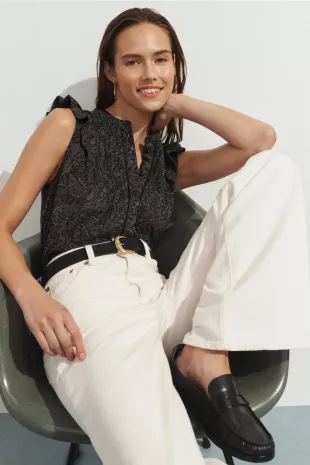 High Neck Blouse
