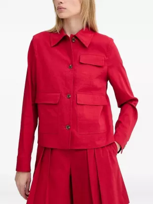Casual Linen Blend Jacket