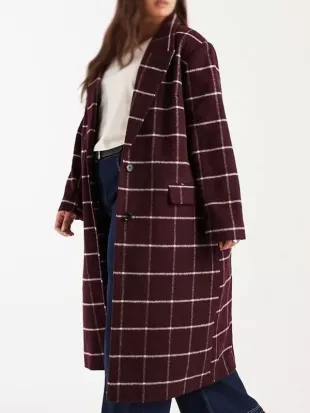 Survival of the Thickest S03 Mavis Beaumont Plaid Coat