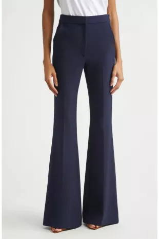 Arden Flared Pant in Navy