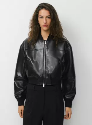 Synergy Bomber Unreal Leather
