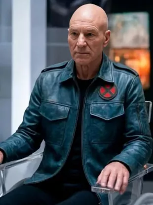 Avengers Doomsday 2026 Charles Xavier Leather Jacket