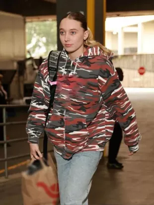 Paige Bueckers Dallas Wings v Portland Fire Camo Hoodie