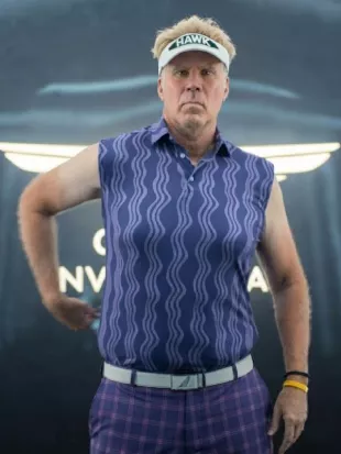 The Hawk S01 Will Ferrell Sleeveless Polo Shirt