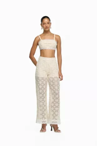 Vera Pant in Cream