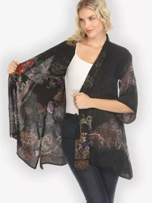 Reversible Vintage Kimono Art / Baroque