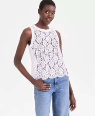 Lace Sleeveless Top