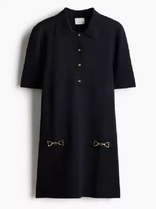 General Hospital Trina Robinson Bow Pockets Dress