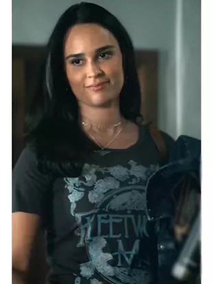 Ransom Canyon S02 Marianly Tejada Black Graphic Tee