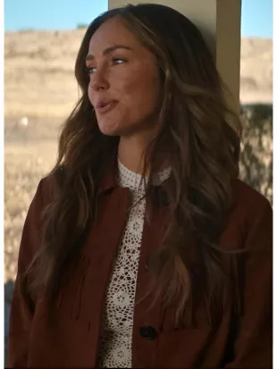 Minka Kelly Ransom Canyon S02 Fringe Suede Jacket