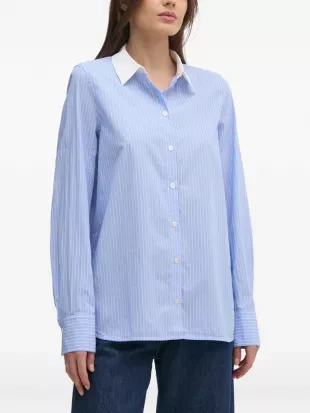 Striped Button-down Shirt