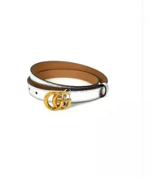 Marmont Silver Leather Double