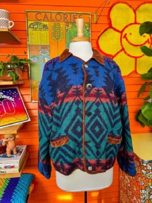 Beverly Hills 90210 S02 Jennie Garth Western Print Jacket