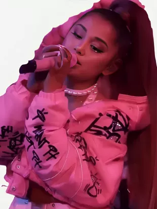 Ariana Grande 7 Rings Puffer Cropped Jacket