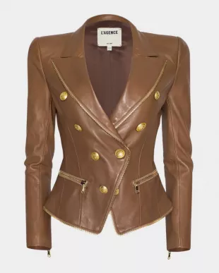 Ottilie Leather Blazer