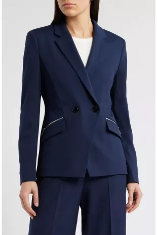 Jatawa Asymmetric Double Breasted Blazer