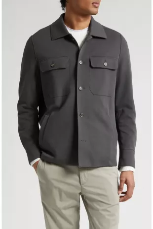 Cotton Blend Overshirt
