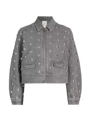 Studded Denim Harriet Jacket