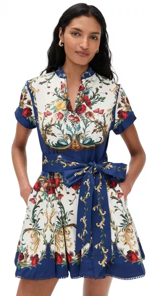 Lucy Short Sleeve Mini Shirt Dress