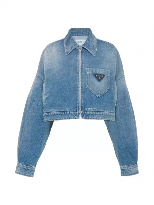 Cropped Denim Jacket