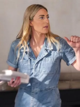 Roast My Rental S01 Jasmine Roth Denim Jumpsuit
