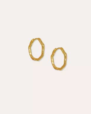 Essential Hammered Small Hoop Earrings