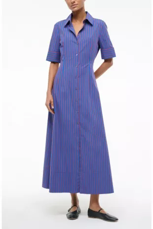 Joan Dress in Atlas Stripe