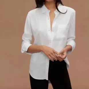 White Talula Button Down Shirt