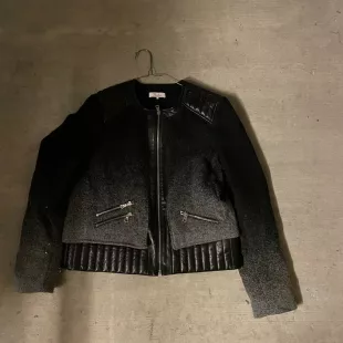 Wool and Leather Motocross Jacket