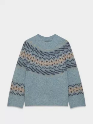 My Life with the Walter Boys S03 Sarah Rafferty Blue Sweater