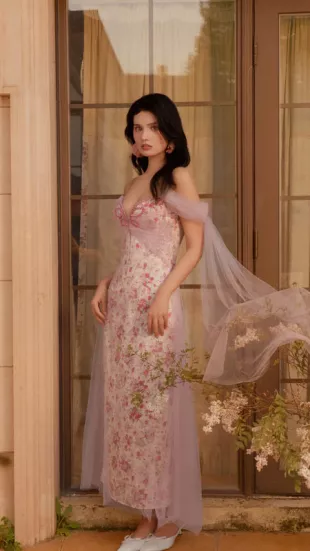 Solar Flora Corset Dress