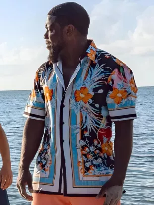 Kevin Hart 72 Hours 2026 Floral Printed Shirt