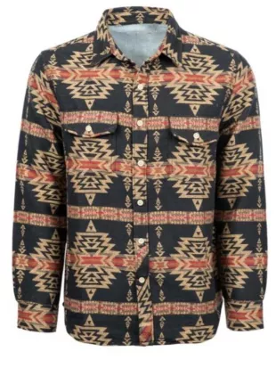 Zillow Gone Wild 2026 Black Aztec Print Shirt