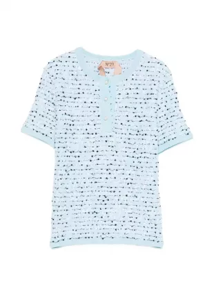 Round-neck Knitted Top