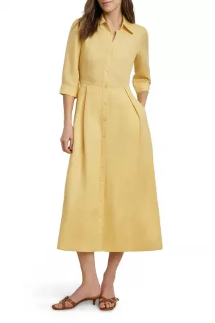 The Becky Shirtdress in Golden