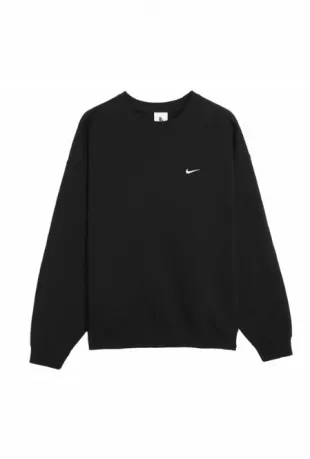 Solo Swoosh Fleece Pullover Crew