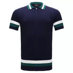 Heritage Stripe Knit Polo