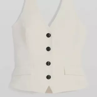 Pocket Vest Halter Top