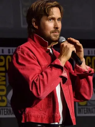 Ryan Gosling San Diego Comic-Con Red Denim Jacket