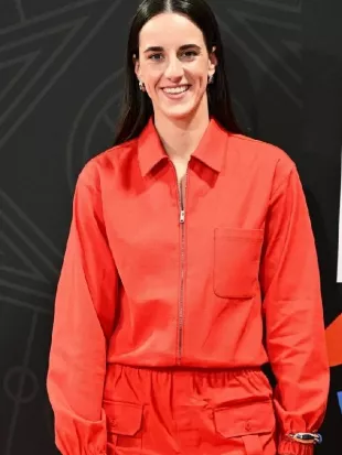 Caitlin Clark WNBA All-Star Game 2026 Red Jacket