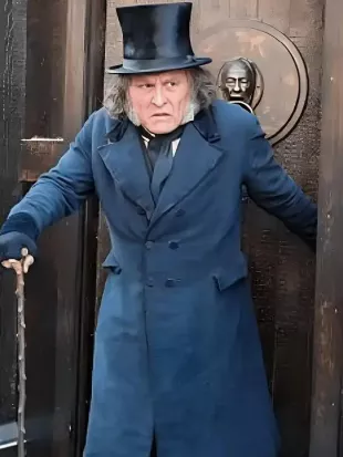 Johnny Depp 2026 Comic-Con Ebenezer Scrooge Trench Coat