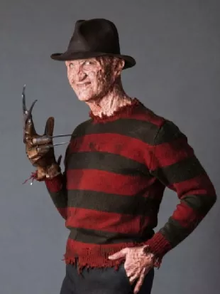 Freddy Krueger Red and Green Stripe Sweater