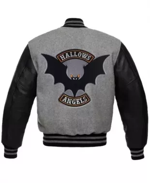 Halloween Spooky Angel Varsity Jacket
